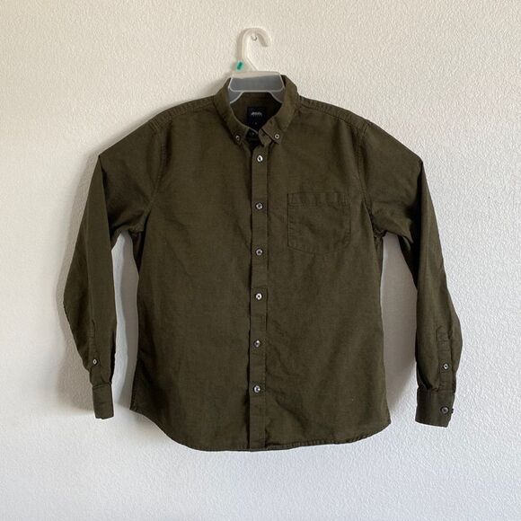 BURTON MENSWEAR LONDON Long Sleeves Button Down Shirt Size L - Picture 1 of 3